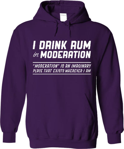 I Drink Rum In Moderation
