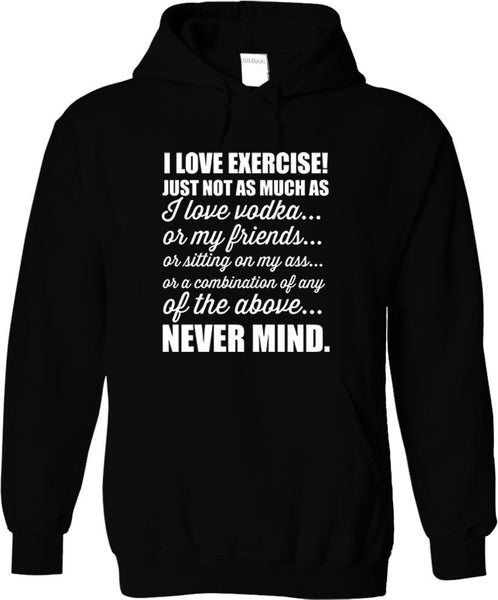 I Love Exercise Vodka