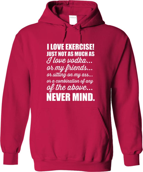 I Love Exercise Vodka