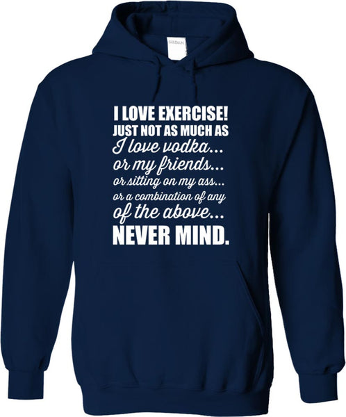 I Love Exercise Vodka