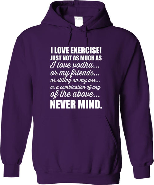 I Love Exercise Vodka