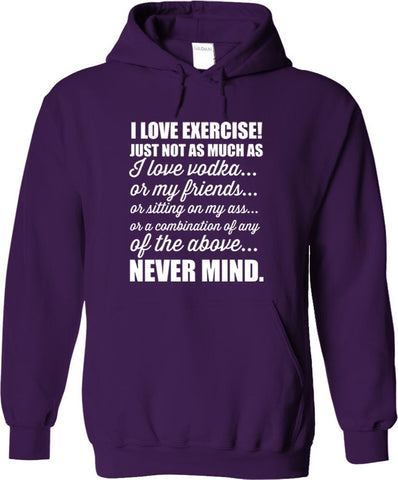 I Love Exercise Vodka