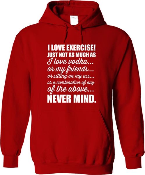 I Love Exercise Vodka
