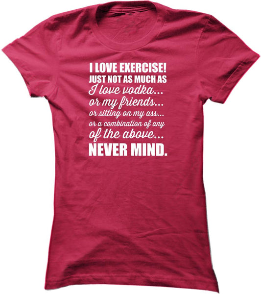 I Love Exercise Vodka