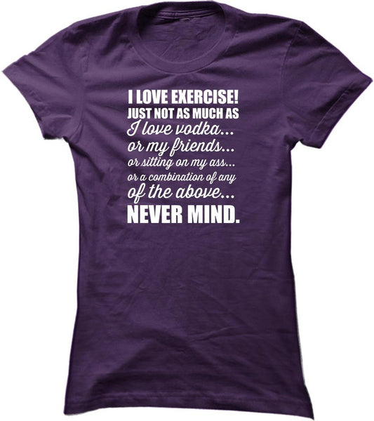 I Love Exercise Vodka