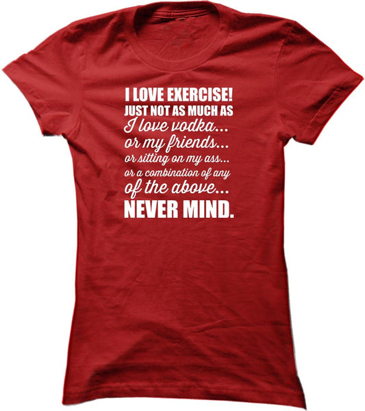 I Love Exercise Vodka