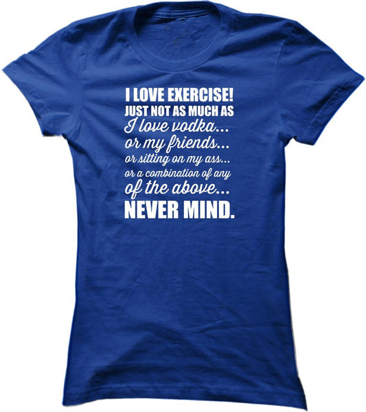 I Love Exercise Vodka