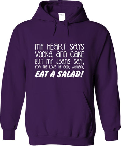 My Heart Says Vodka And Cake