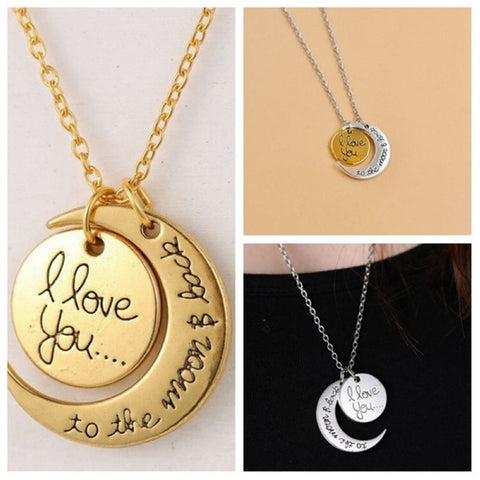 I Love You To The Moon And Back Necklace!
