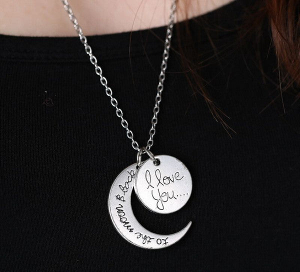 I Love You To The Moon And Back Necklace!