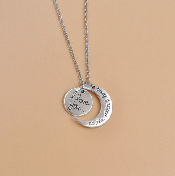 I Love You To The Moon And Back Necklace!
