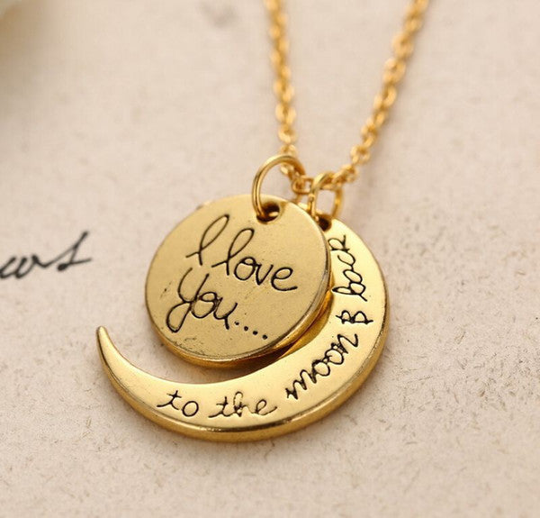 I Love You To The Moon And Back Necklace!
